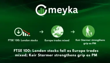 FTSE 100: London Stocks Fall as Europe Trades Mixed; Keir Starmer Strengthens Grip as PM