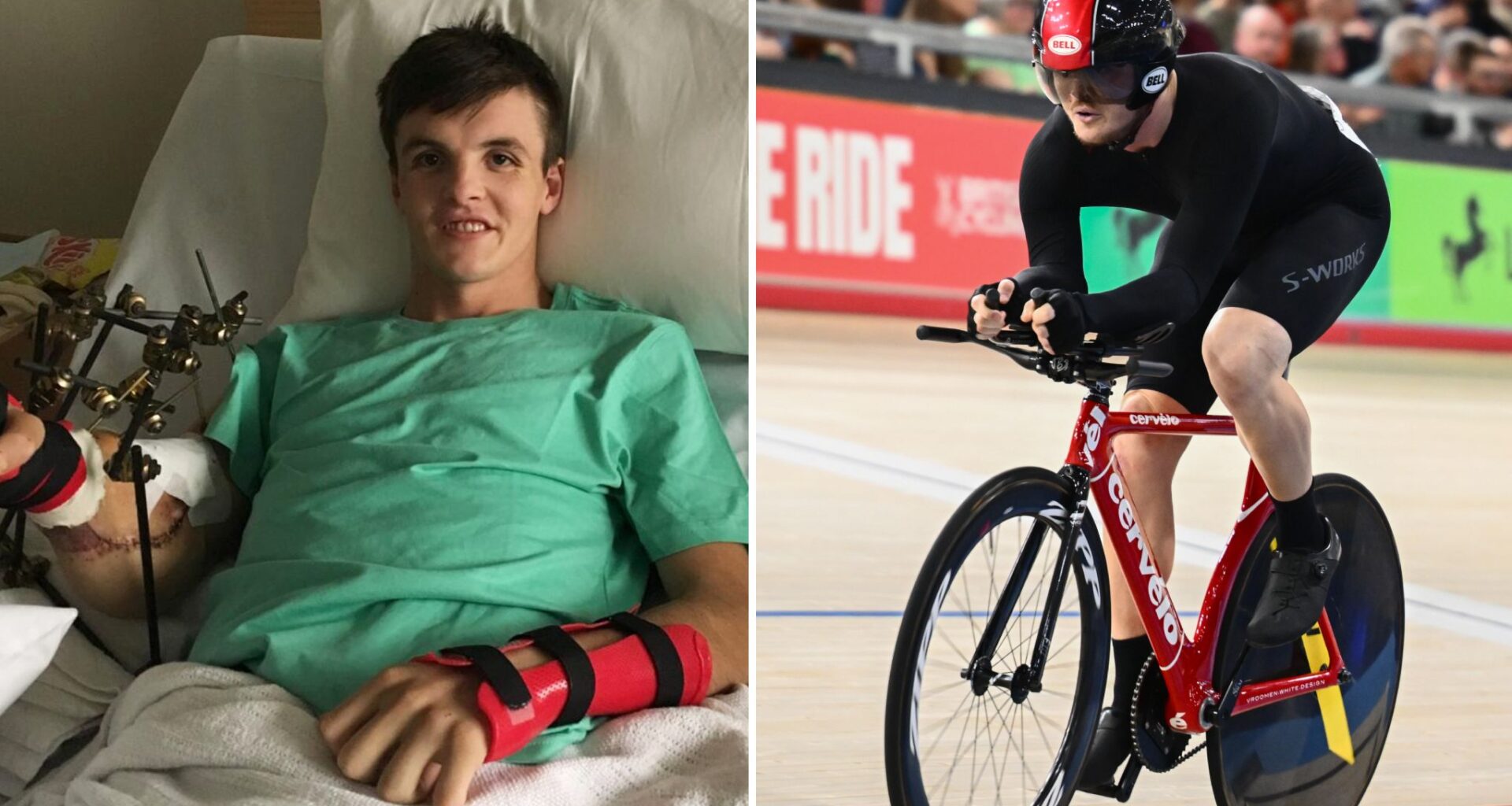 'That was my first ever bunch race' – Car crash survivor begins new dream at British Track Championships