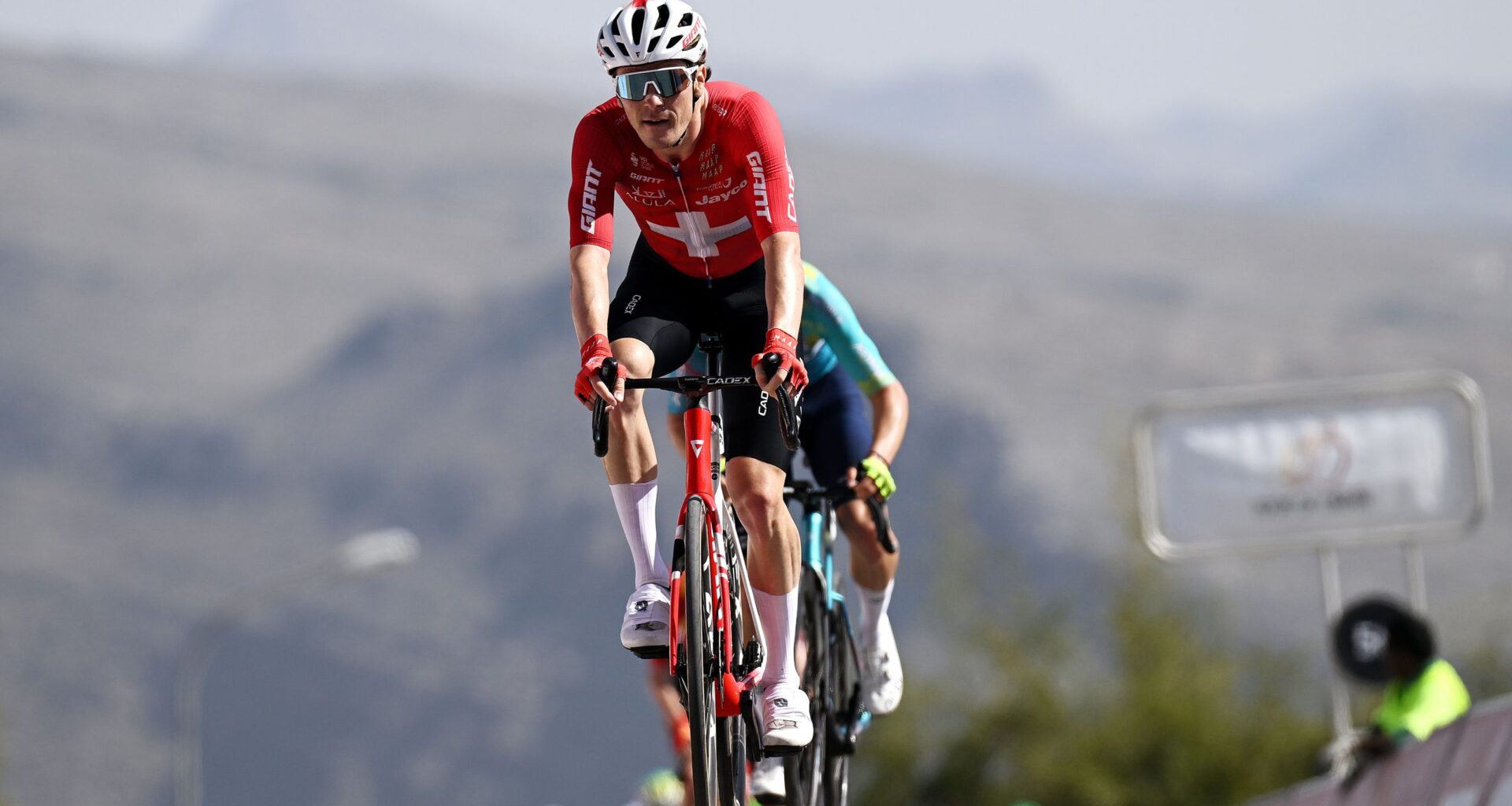 Tour of Oman: Mauro Schmid climbs to stage 3 victory and into the race lead
