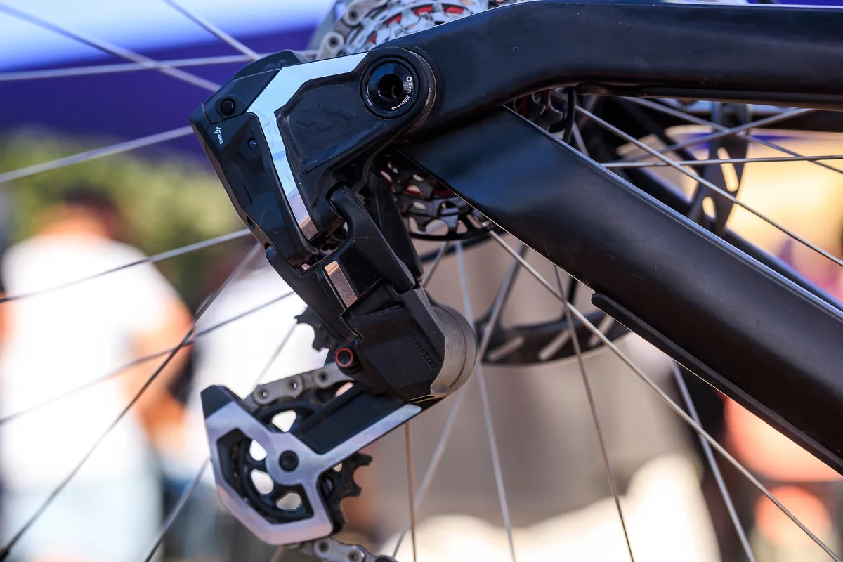 Unreleased SRAM AXS DH on Troy Brosnon's bike