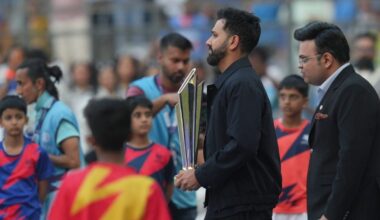 Rohit Sharma’s Trophy Walk Lights Up Wankhede Ahead Of India's Clash Against USA | Watch | Cricket News