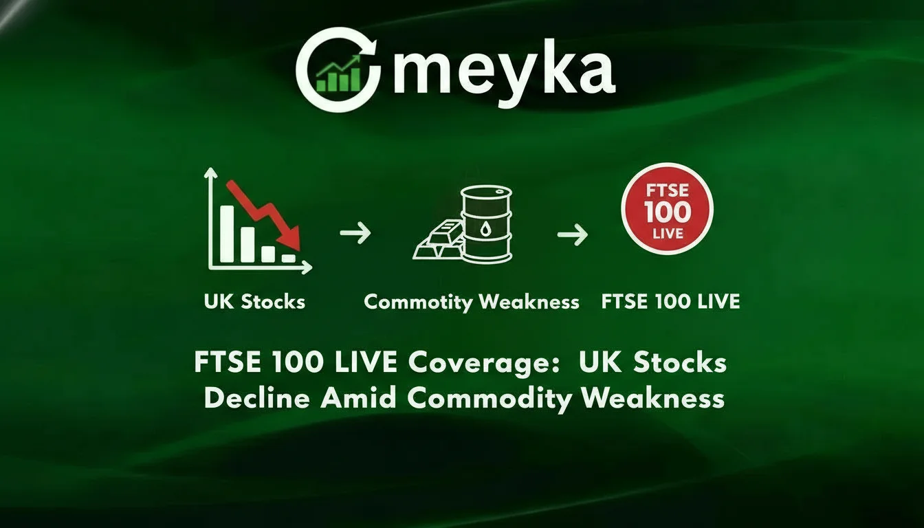 FTSE 100 LIVE Coverage: UK Stocks Decline Amid Commodity Weakness