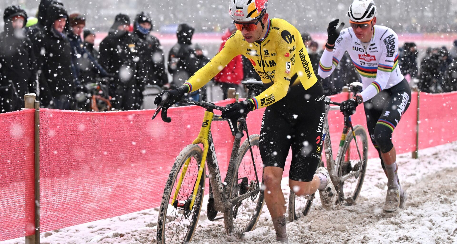 'Let's just hope it doesn't snow for three weeks' – Wout van Aert on track to start at Omloop Het Nieuwsblad as poor weather hits Visma's altitude camp