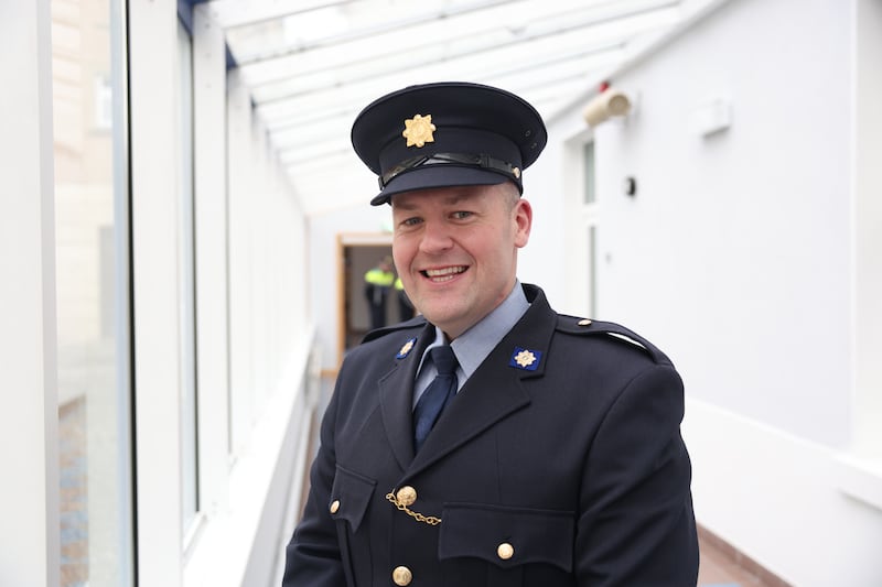 Garda Conor Finan is a former firefighter and undertaker. 'It’s about community service. I’m passionate about it.' Picture: Enda O'Dowd