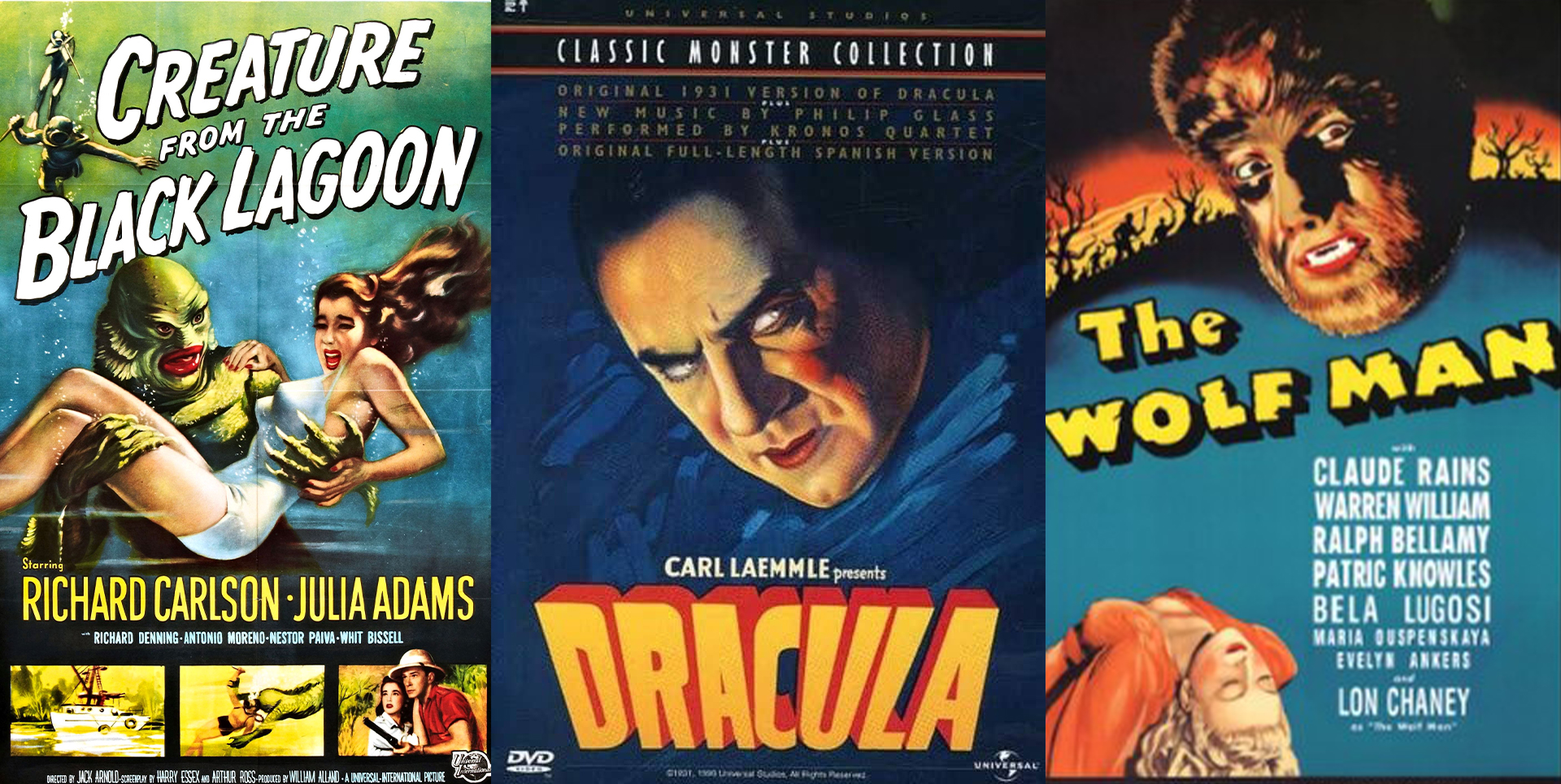 Universal Monsters posters