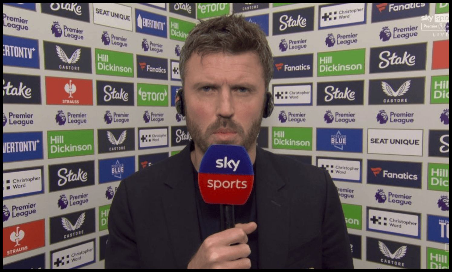 Michael Carrick talks to Sky.