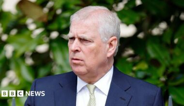 Andrew Mountbatten-Windsor attends the traditional Easter Sunday Mattins Service at St George's Chapel, Windsor Castle