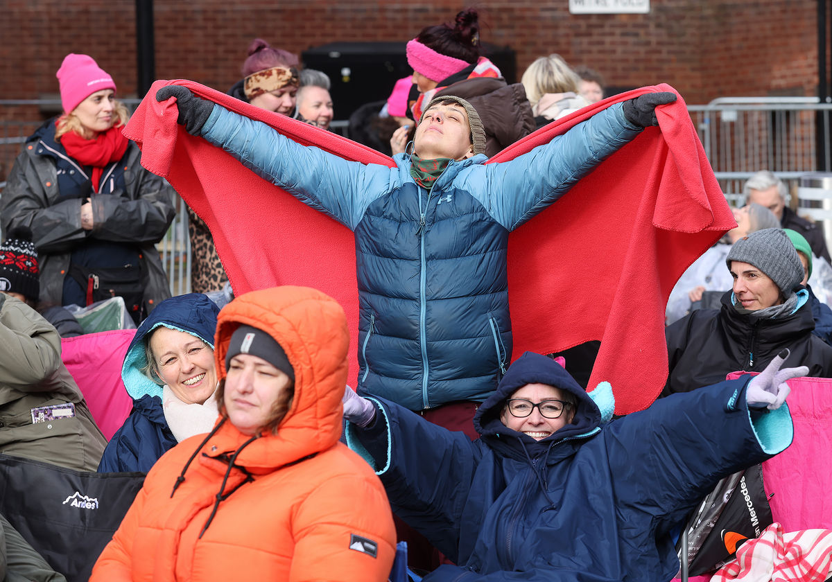 Paula Bellwood and Barbara Cooke looked more than ready for the show