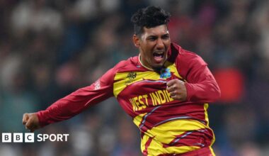 England vs West Indies LIVE: ICC T20 World Cup 2026 - cricket score, radio commentary & video highlights - BBC