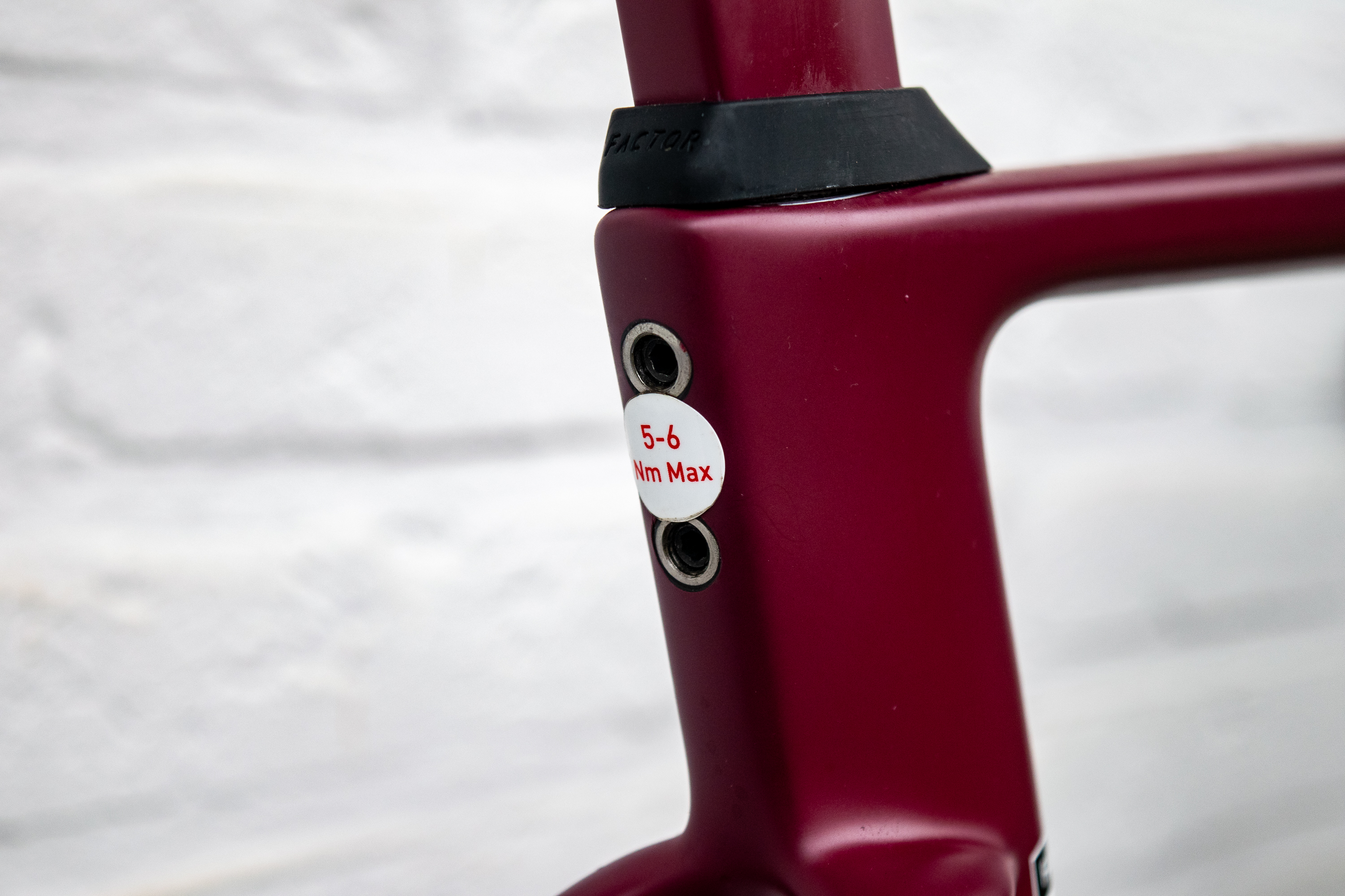 Factor One and Ostro road bike