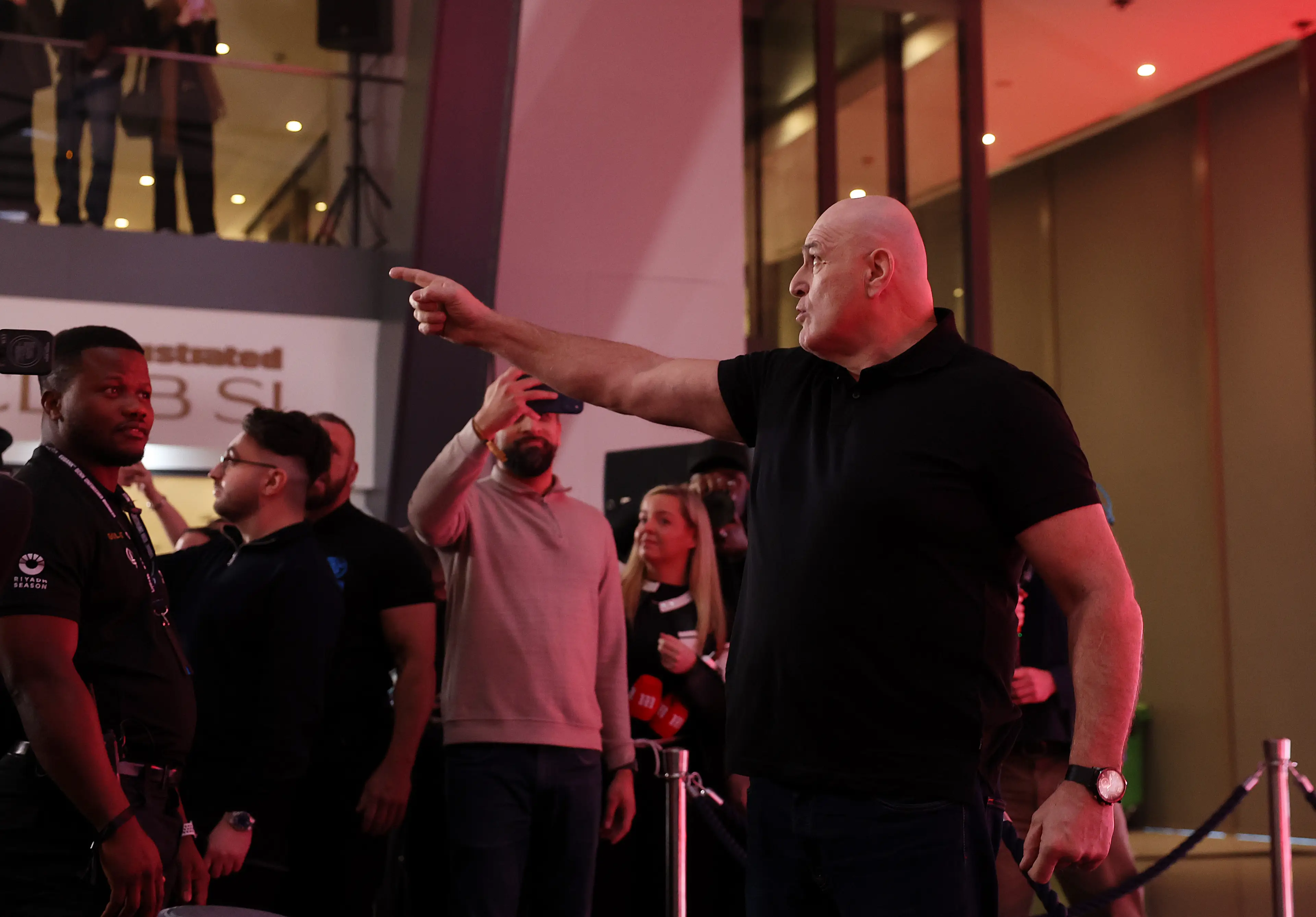 John Fury went after Carl Froch at Tyson Fury's launch presser. Image: Getty 