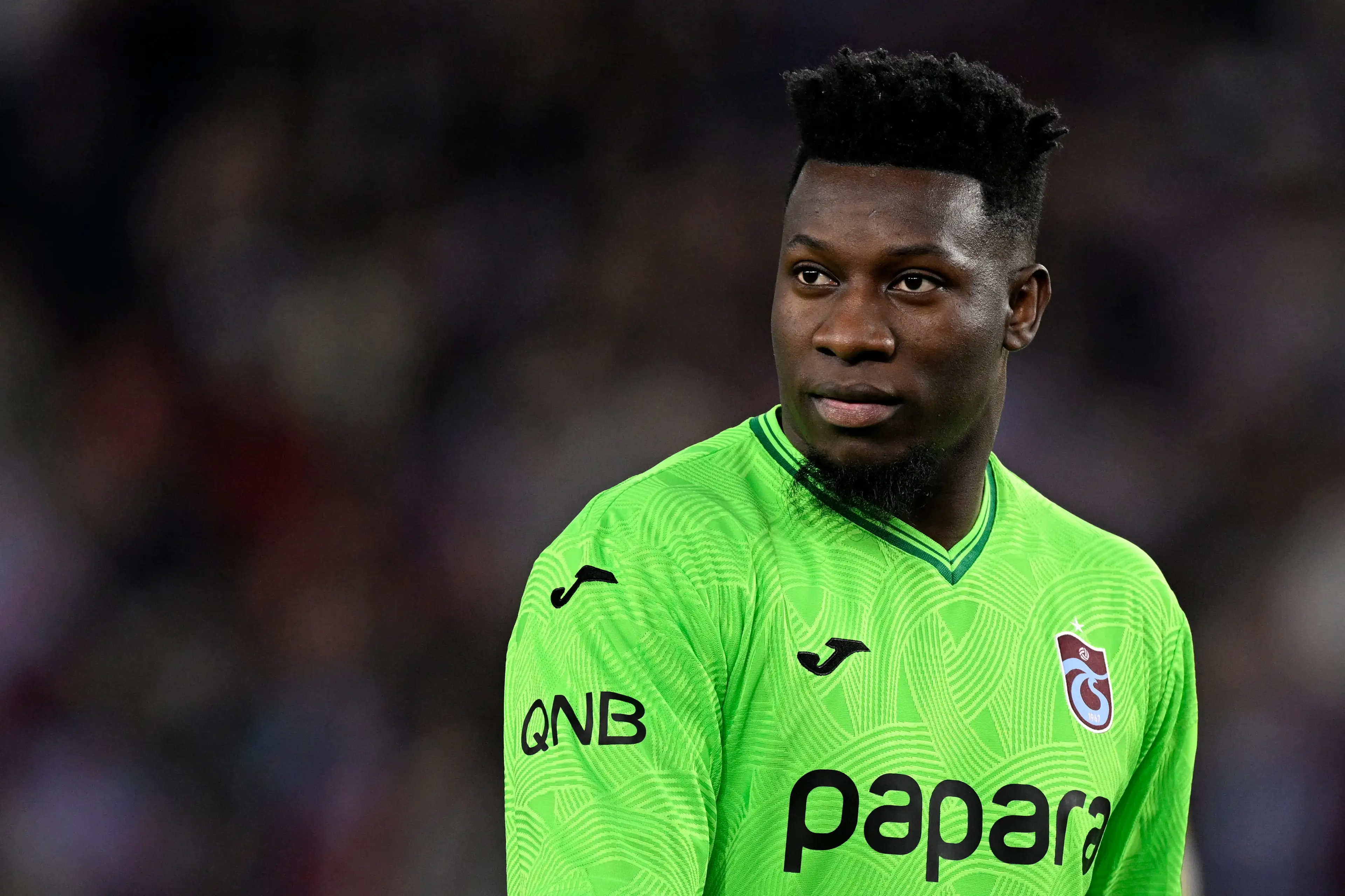 Andre Onana is on loan at Trabzonspor until the end of the season (Image: Getty)