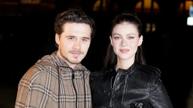 Brooklyn Peltz Beckham and his wife Nicola<span> Credit: Ian West/PA</span>