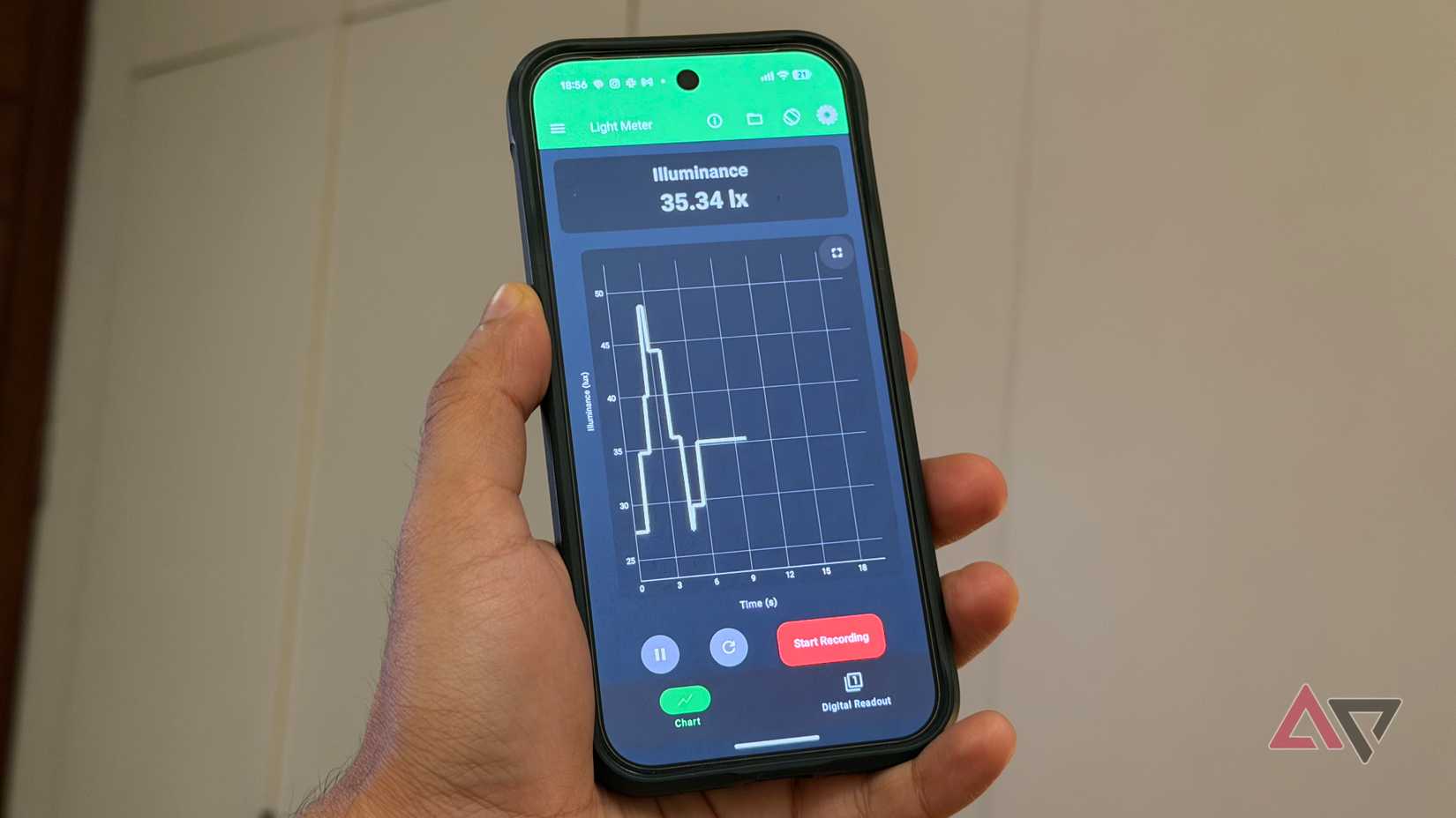 Android sensor luminance sensor