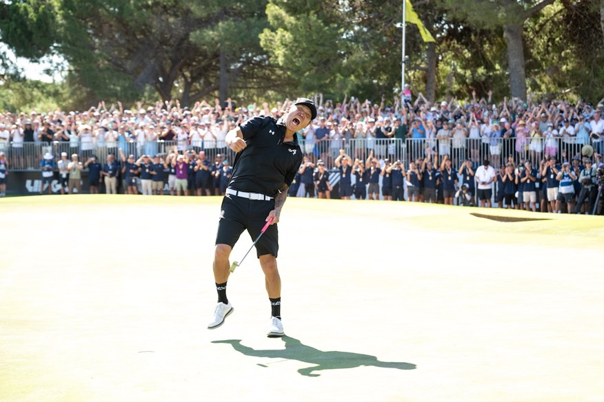 Anthony Kim will take home the winner's share of the LIV Golf Adelaide prize money.