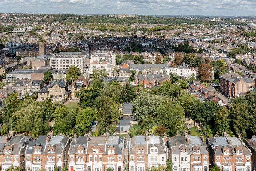 Aerial view of Arbour House by Andrei Saltykov