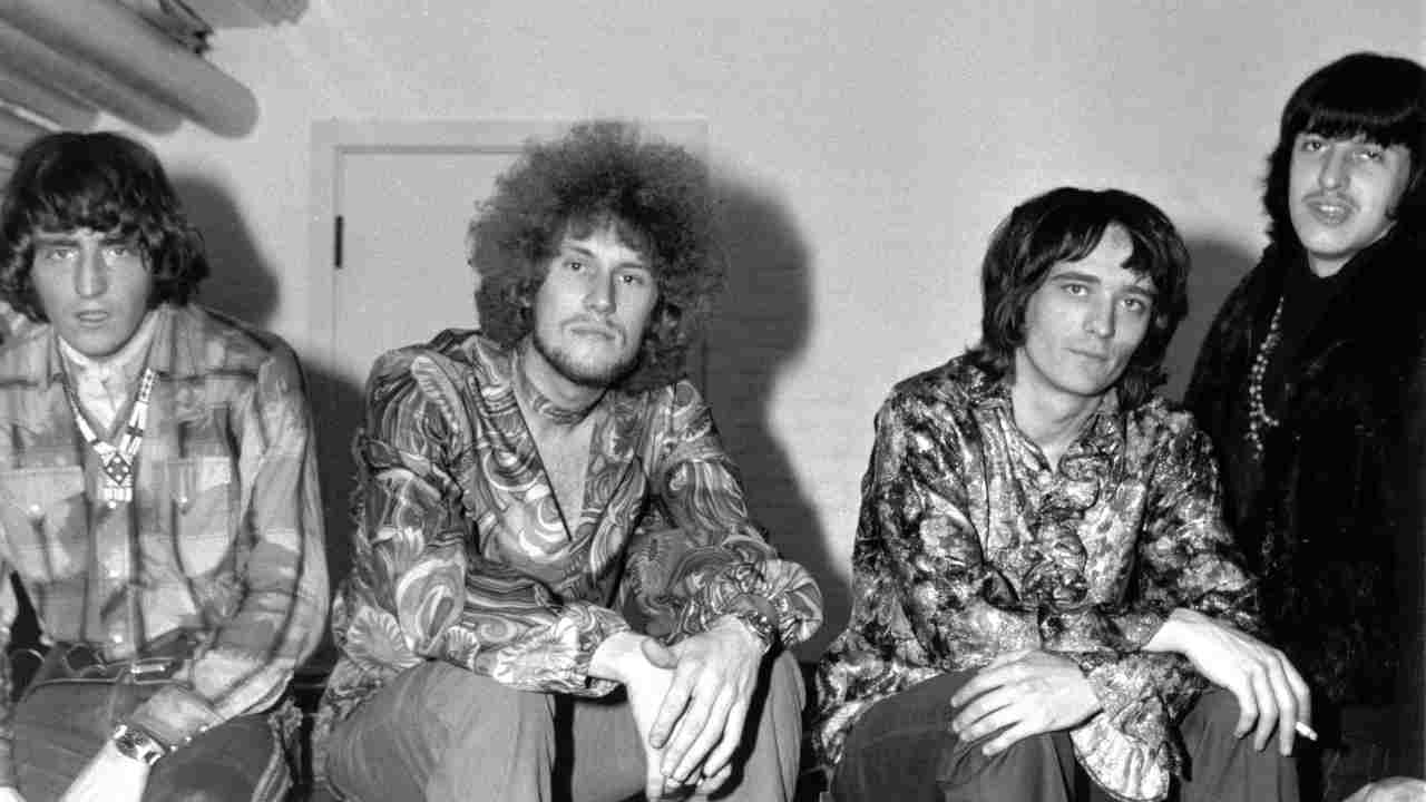 Ten Years After posing for a photograph in the late 1960s