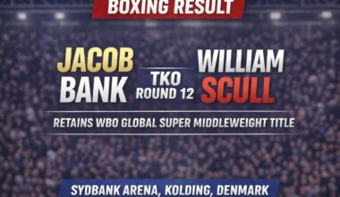 Image: Boxing Results: Jacob Bank Stops William Scull Late