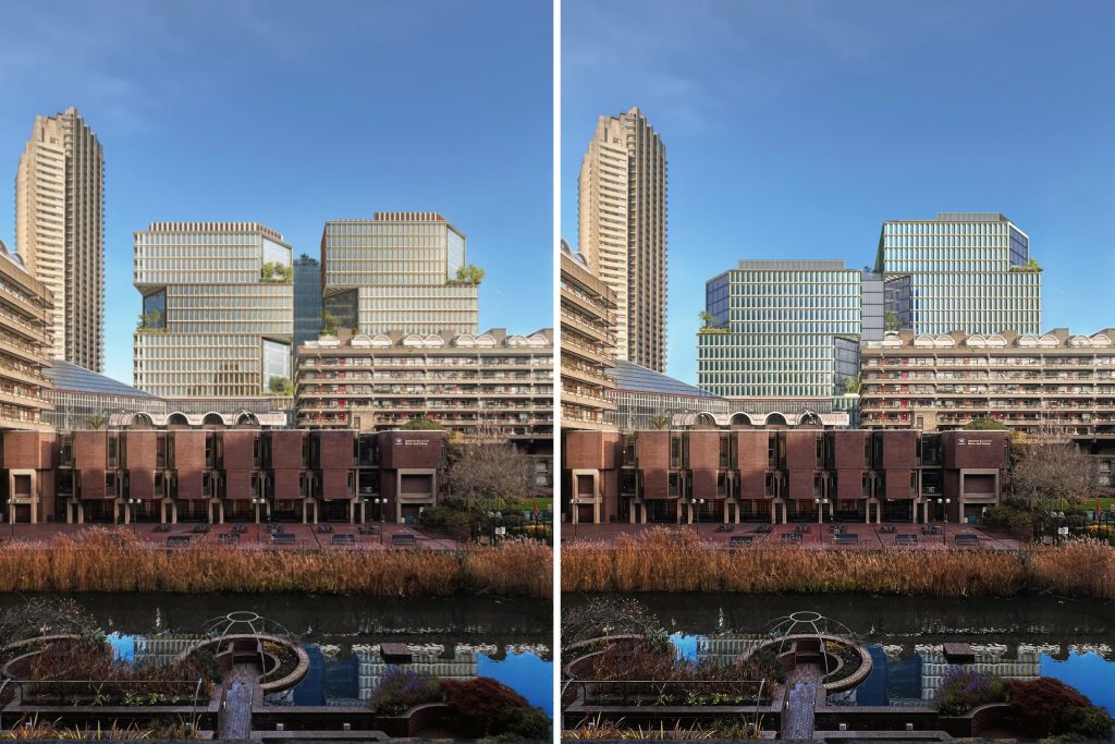 SOM chops three storeys off bulky Barbican neighbour