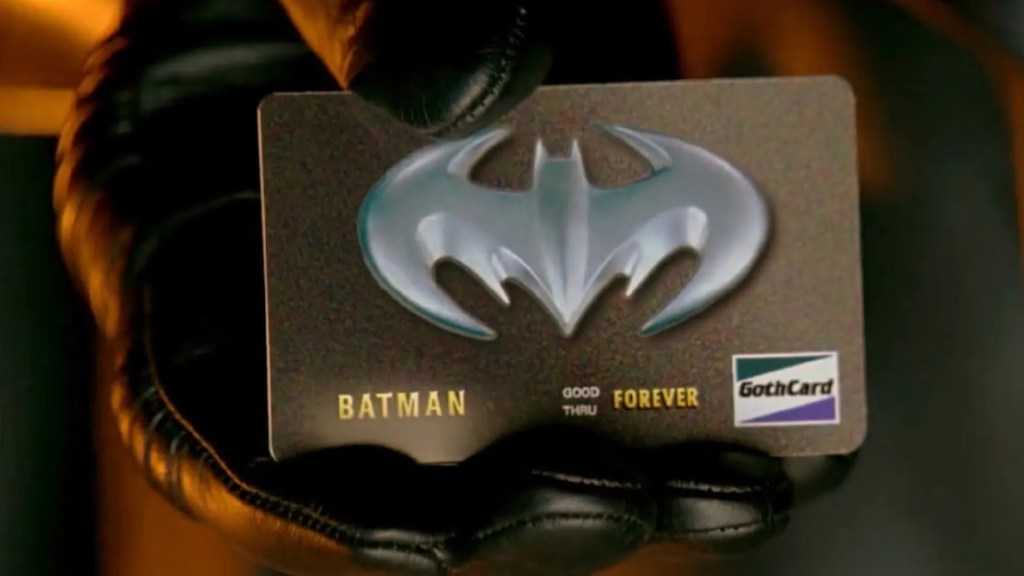 The Bat credit card in Batman & Robin (1997)