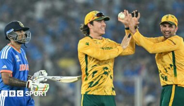 India vs South Africa LIVE: ICC T20 World Cup 2026 - cricket score, radio & video highlights - BBC