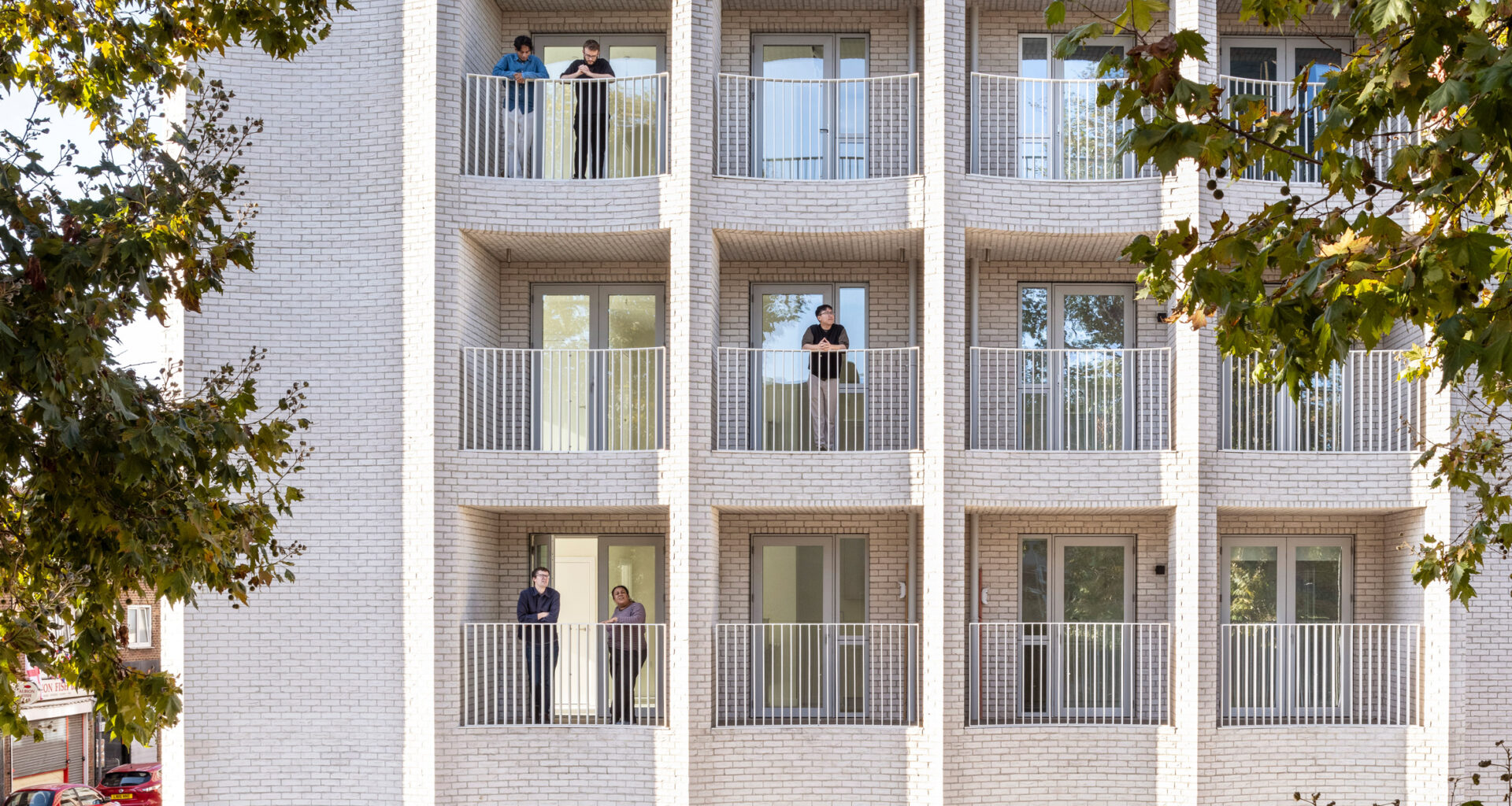 Bell Phillips creates Scalloped facade for London housing block