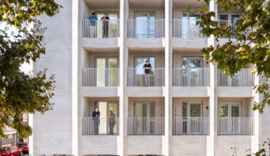 Bell Phillips creates Scalloped facade for London housing block