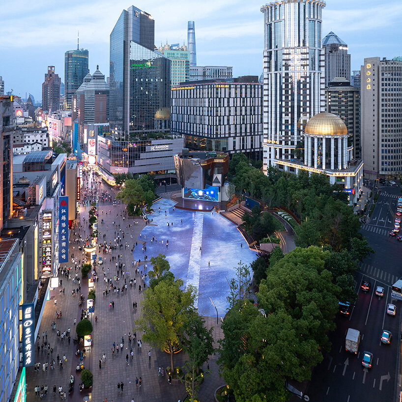 benedetta tagliabue EMBT reshapes century square in shanghai with kaleidoscopic landscape