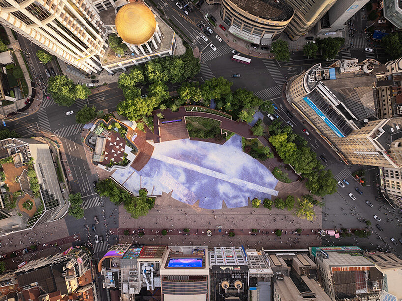 benedetta tagliabue EMBT reshapes century square in shanghai with kaleidoscopic landscape