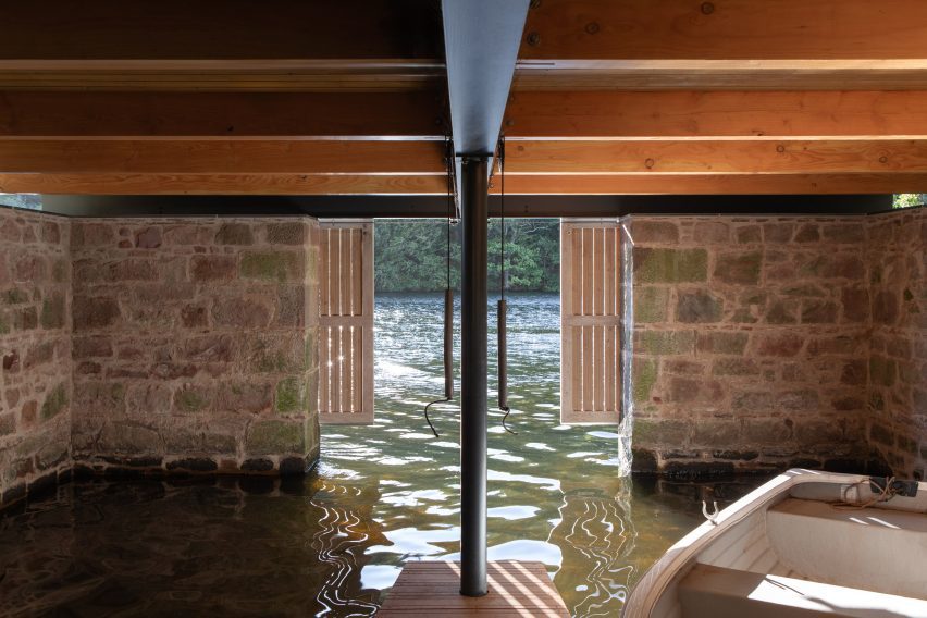 Boat store in East Lothian