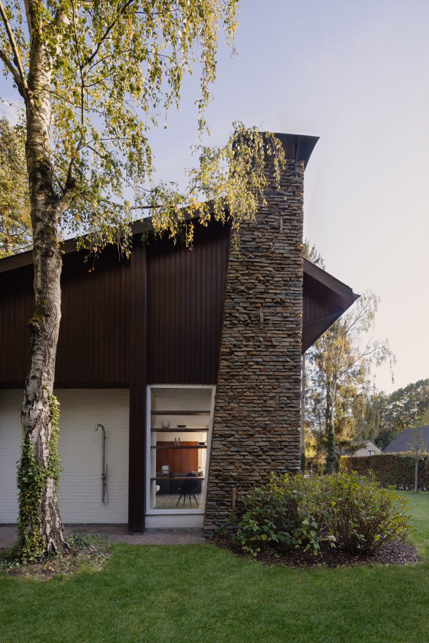 Facade of Bungalow Sint-Martens-Latem by Decancq Vercruysse