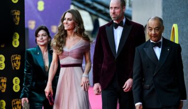 William says he's 'not in a calm state' at the BAFTAs amid Andrew arrest drama - London Evening Standard