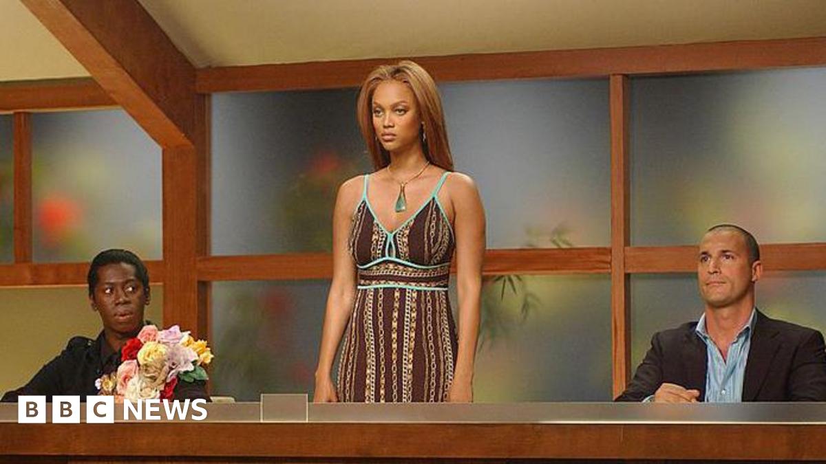 Runway expert J Alexander, creator and executive producer Tyra Banks and photographer Nigel Barker on America's Next Top Model judging panel.