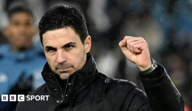 Arsenal manager Mikel Arteta