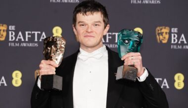 Baftas 2026 winners: Robert Aramayo triumphs over Leonardo DiCaprio and Timothée Chalamet in shock win