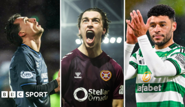 (L-R) Bojan Miovski, Tomas Magnusson, Alex Oxlade-Chamberlain