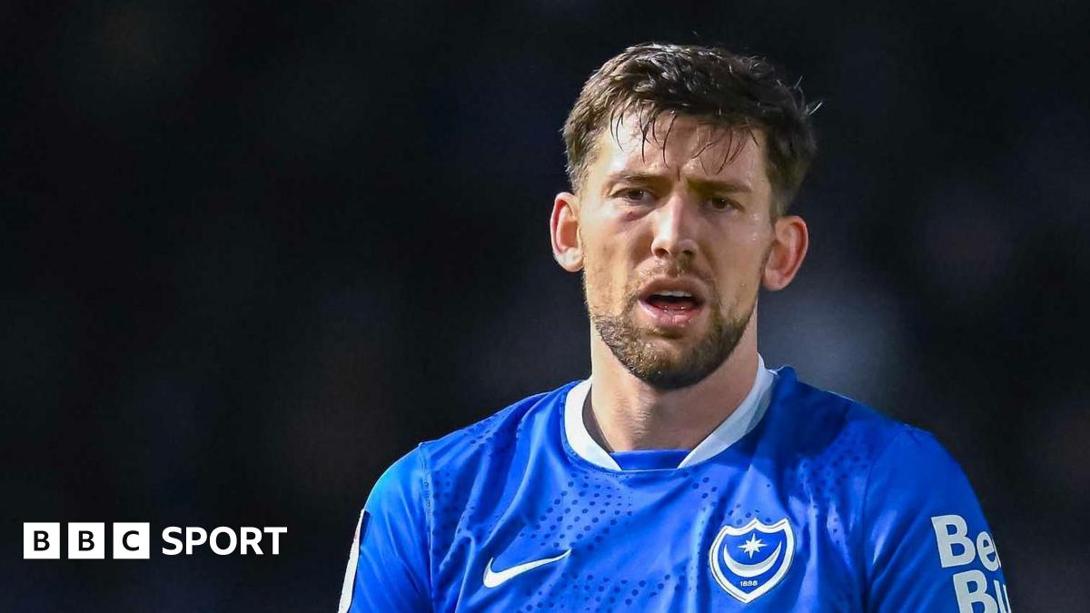 Callum Lang in action for Portsmouth this season