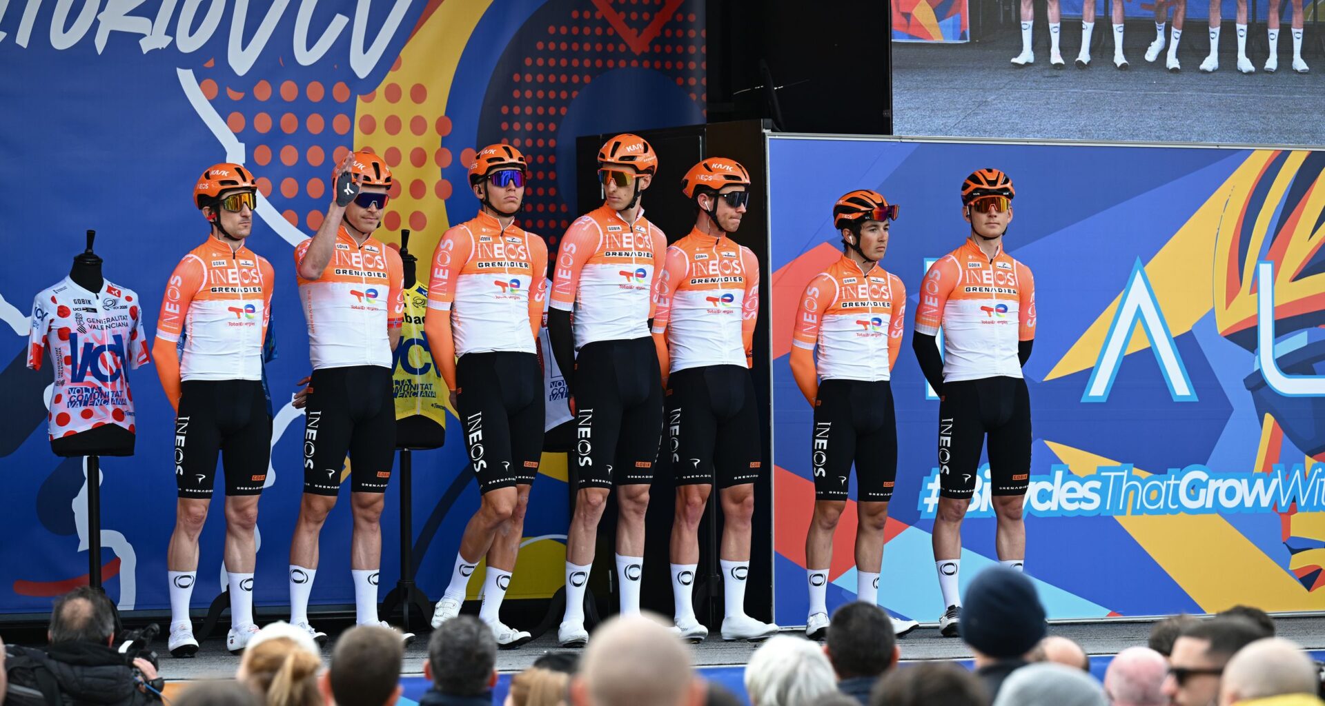 Ineos Grenadiers ditch white shorts for black for 'European spring', team confirms