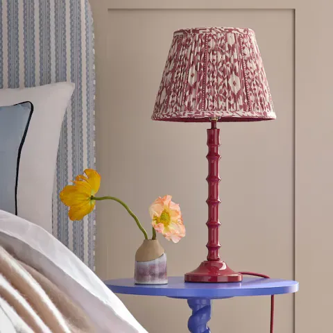 Next, Red Elliot Table Lamp Base