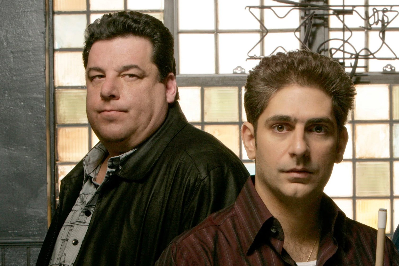 Schirripa and Imperioli as Bobby Bacala and Christopher Moltisanti in ‘The Sopranos’