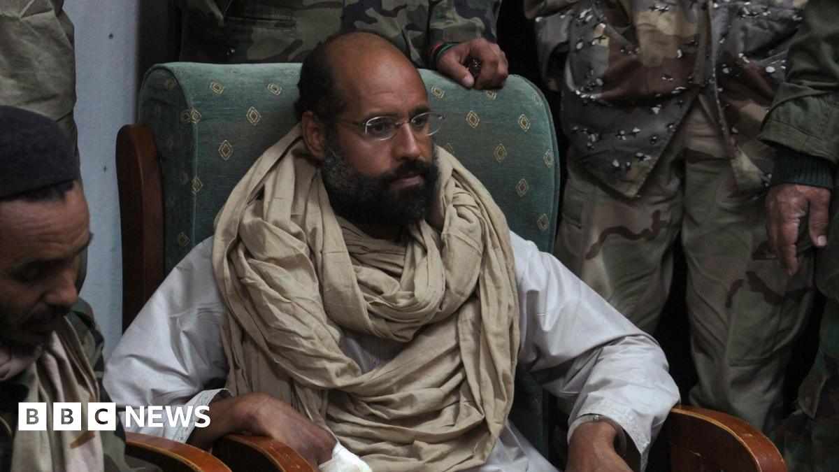 Saif al-Islam Gaddafi pictured in 2011