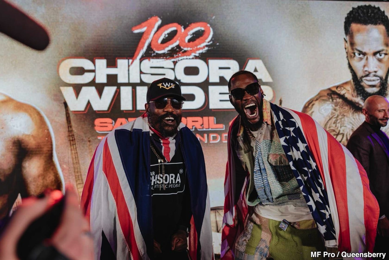 Image: Deontay Wilder vs Derek Chisora Set at £24.99 PPV In UK