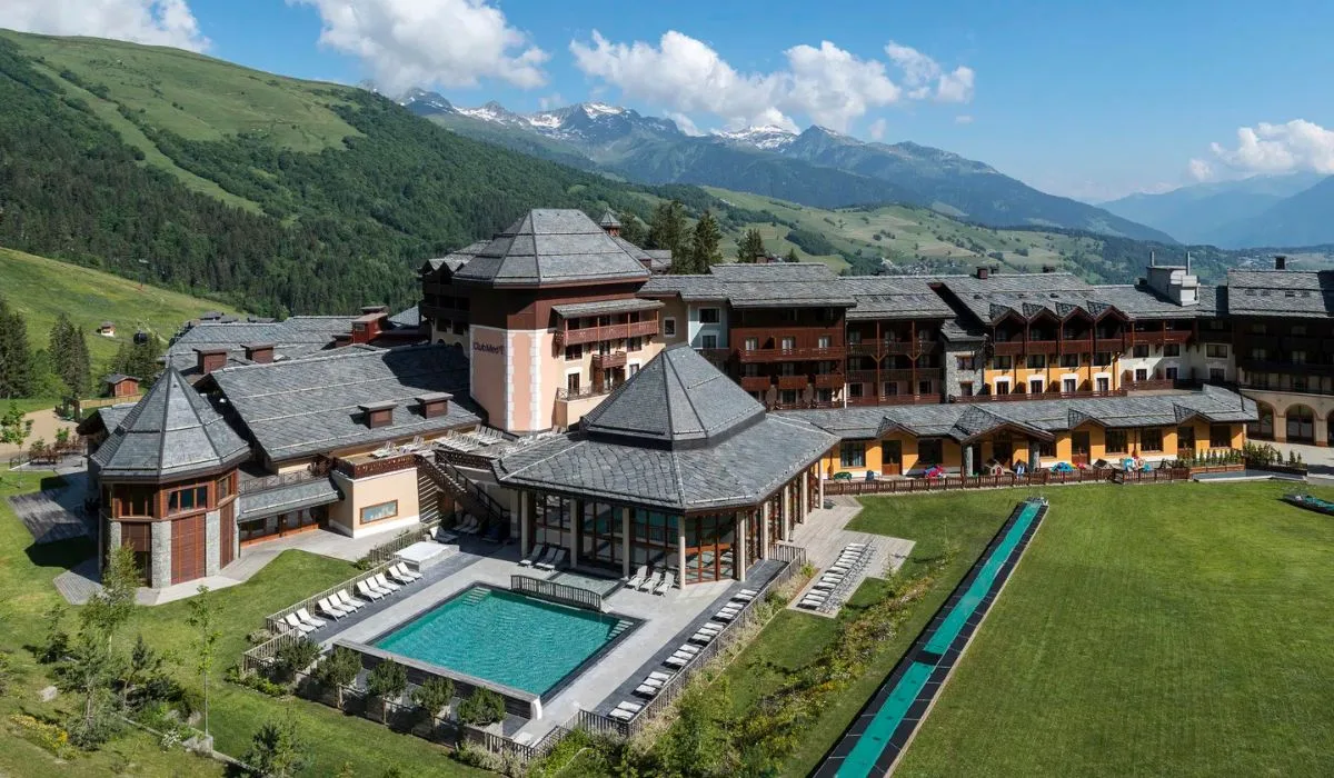 A Club Med resort in the French Alps