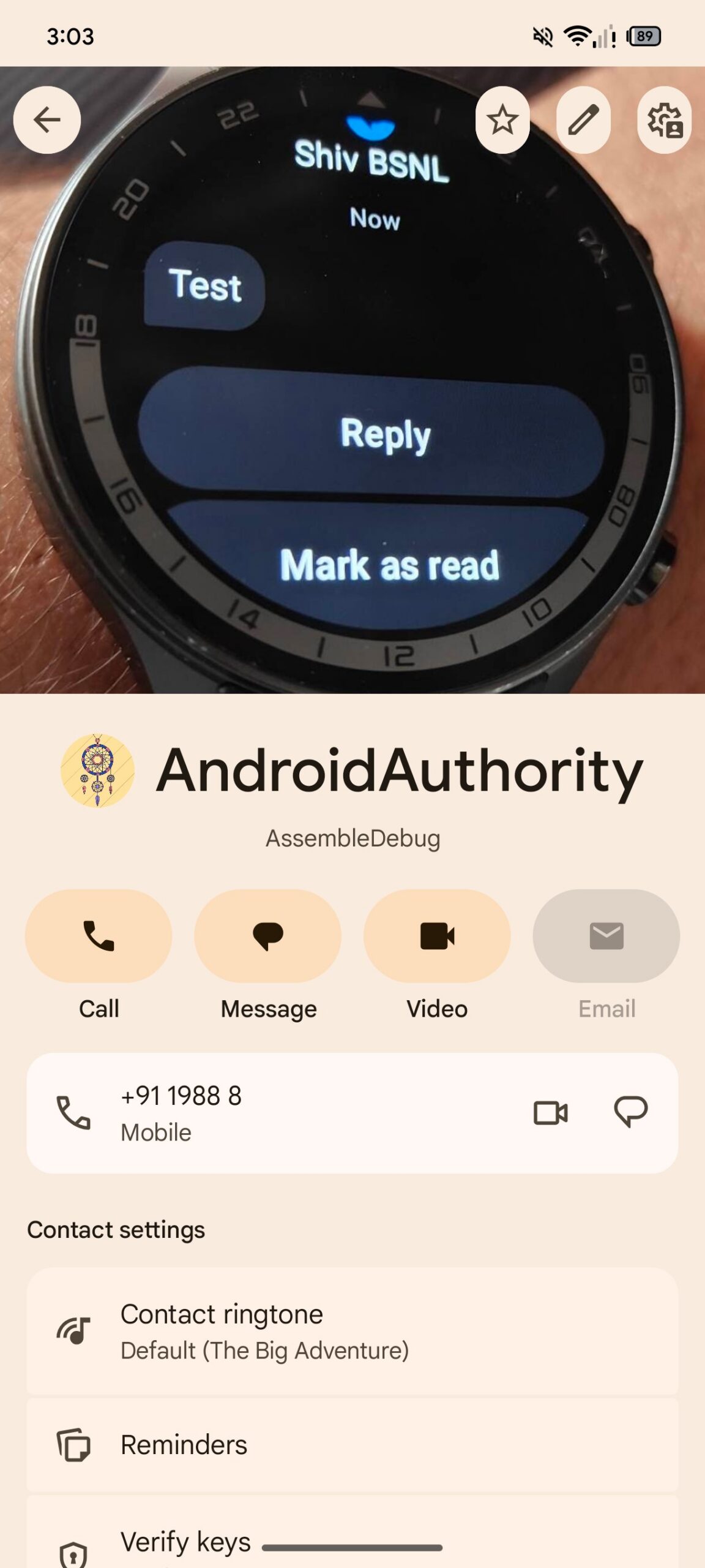 contacts calling card photos 2