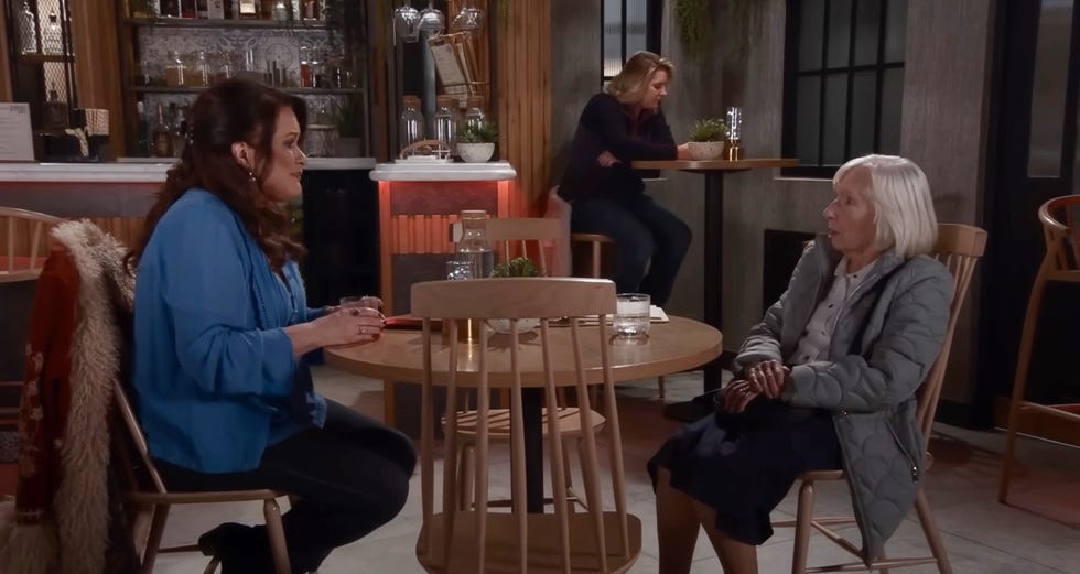 christina boyd and mrs ripley in coronation street