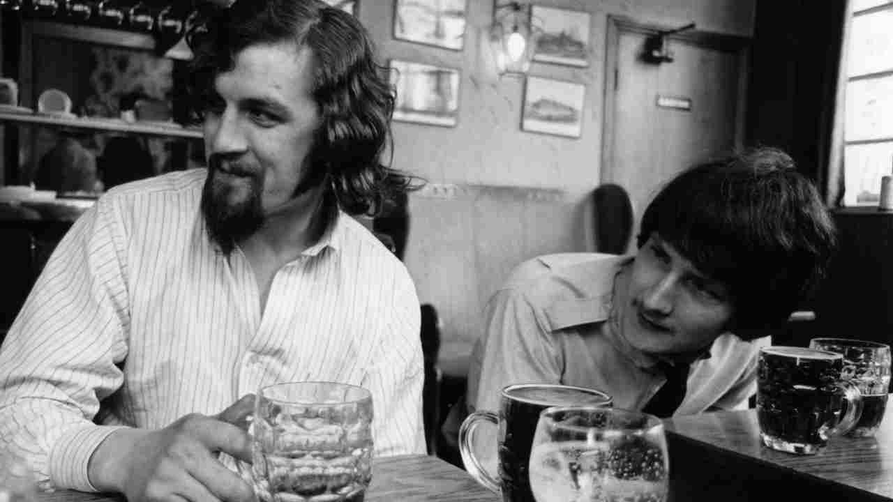 The Humblebums&rsquo; Billy Connelly and Gerry Rafferty posing for a photograph in the late 1960s