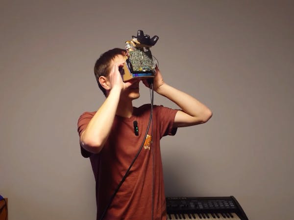 This Throwback VR Headset Uses Sony Watchman CRTs as Its Displays