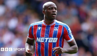 Crystal Palace striker Jean-Philippe Mateta