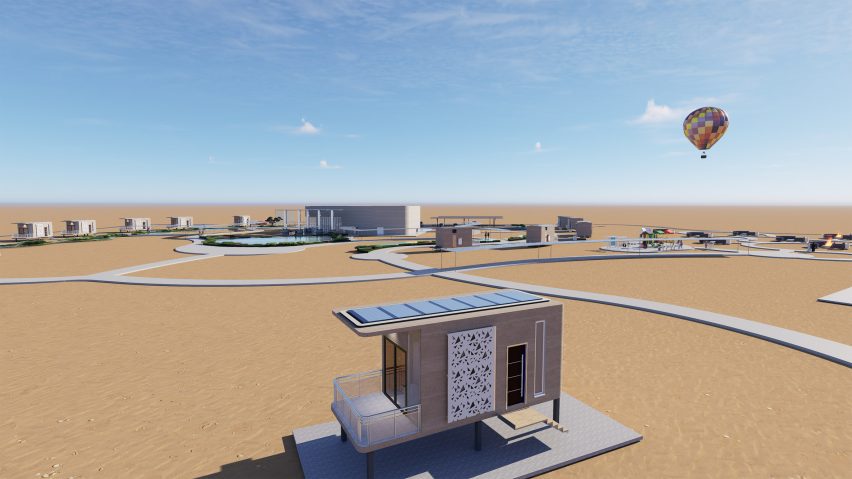 Kuthban: A Modular Off-Grid Micro-Resort Redefining Eco-Tourism in the UAE Desert by  Fatima Mubarak Alghabshi Mohammed Alketbi, Esraa Ammar Samih Khader, Noura Ayedh Saeed Muhmel Alahbabi and Maitha Ali Fadel Mohammed Alshamsi