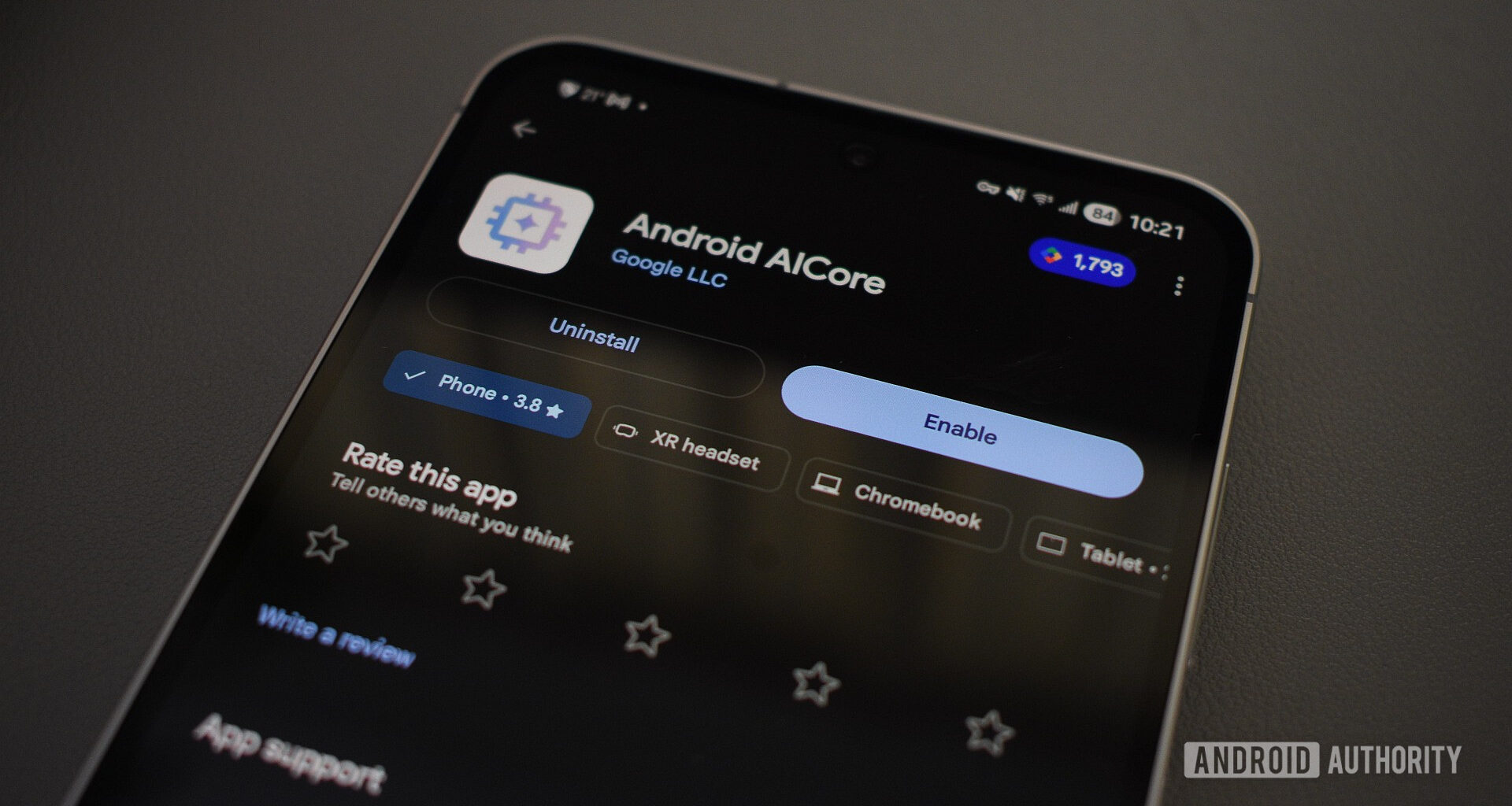 disable aicore samsung 1